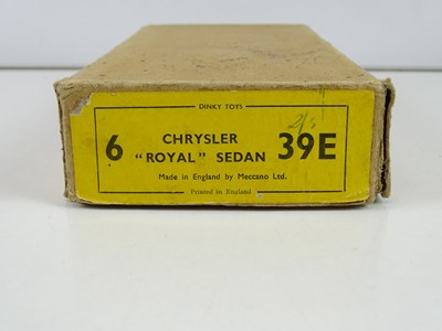 Lot 160 - A DINKY 39E Chrysler 'Royal' Sedan trade box...