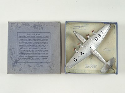 Lot 163 - A DINKY Toys pre-war 62p Armstrong Whitworth...