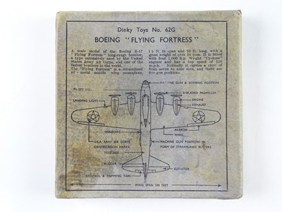 Lot 165 - A DINKY Toys pre-war 62G Boeing 'Flying...