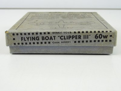 Lot 168 - A DINKY Toys pre-war 60w Flying Boat 'Clipper...