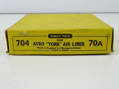 Lot 174 - A DINKY Toys 70A/704 Avro 'York' Air Liner in...