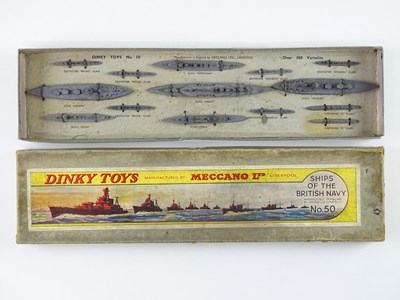 Lot 177 - A DINKY Toys 'Ships of the British Navy' No 50...