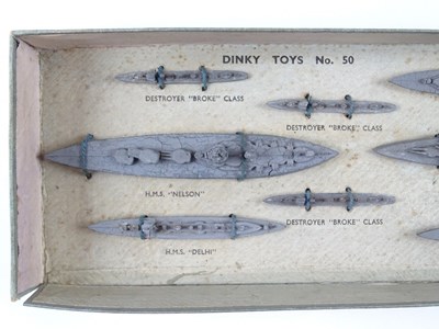 Lot 177 - A DINKY Toys 'Ships of the British Navy' No 50...