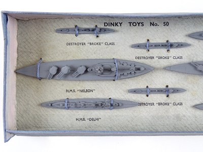 Lot 178 - A DINKY Toys 'Ships of the British Navy' No 50...