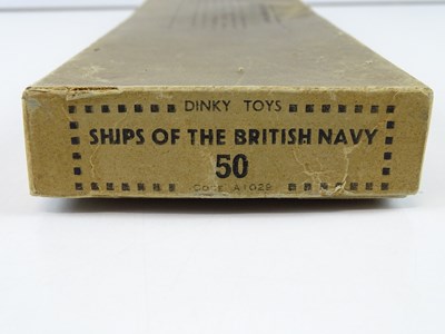 Lot 178 - A DINKY Toys 'Ships of the British Navy' No 50...