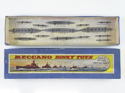 Lot 179 - A DINKY Toys 'Ships of the British Navy' No 50...