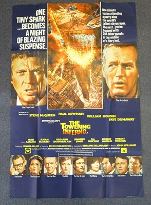 Lot 72 - TOWERING INFERNO (1975) - 60" x 40" Poster -...