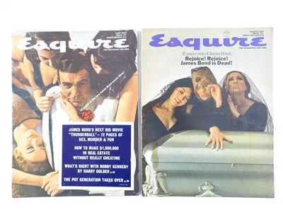 Lot 73 - ESQUIRE MAGAZINE (2 in Lot) - Two James Bond...