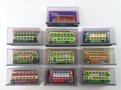Lot 20 - A mixed group of 1:76 scale buses by Corgi OOC...
