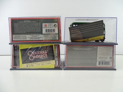 Lot 22 - A mixed group of 1:76 scale buses by Corgi OOC...