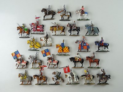 Lot 263 - A quantity of medieval soldiers on horseback...