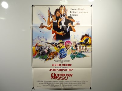 Lot 80 - OCTOPUSSY (1983) A German A1 movie poster and...