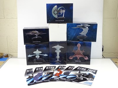 Lot 277 - A collection of EAGLEMOSS STAR TREK Starships -...