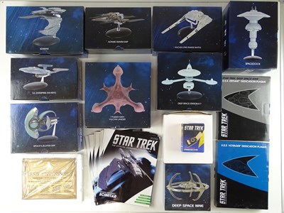 Lot 278 - A collection of nine EAGLEMOSS STAR TREK...