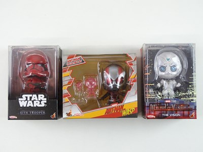 Lot 290 - A group of three HOT TOYS COSBABY figures...