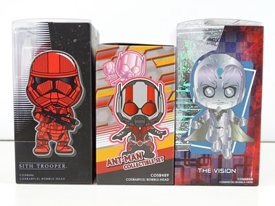 Lot 290 - A group of three HOT TOYS COSBABY figures...