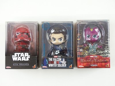 Lot 291 - A group of three HOT TOYS COSBABY figures...