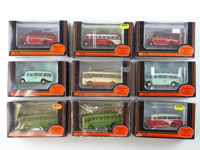 Lot 32 - A mixed group of 1:76 scale buses by EFE in...