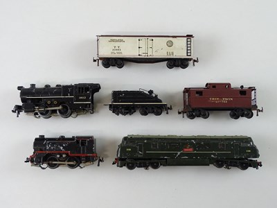 Lot 327 - A group of TRIX TWIN diesel and steam...