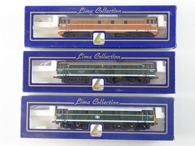 Lot 340 - A group of LIMA OO Gauge class 31 diesel...