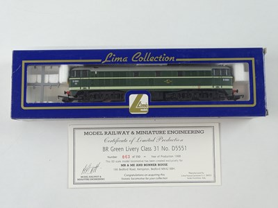 Lot 341 - A group of LIMA OO Gauge class 31 diesel...