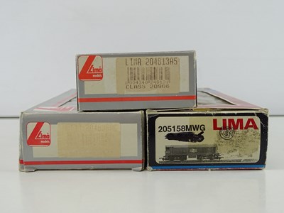 Lot 343 - A group of LIMA OO Gauge class 20 diesel...