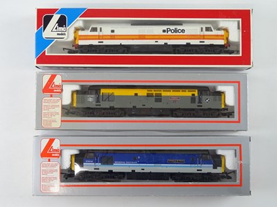 Lot 346 - A group of LIMA OO Gauge class 37 diesel...