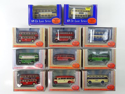 Lot 35 - A mixed group of 1:76 scale buses by EFE in...