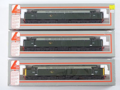 Lot 353 - A group of LIMA OO Gauge class 40 diesel...