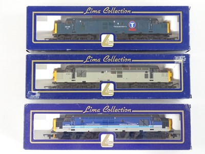 Lot 354 - A group of LIMA OO Gauge class 37 diesel...