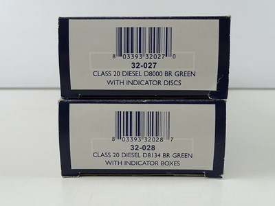 Lot 359 - A pair of BACHMANN OO Gauge class 20 diesel...