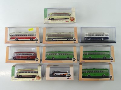 Lot 36 - A mixed group of 1:76 and 1:144 scale coaches...