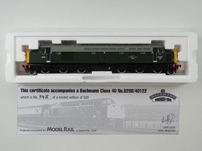 Lot 365 - A pair of BACHMANN OO Gauge class 40 limited...