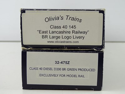 Lot 365 - A pair of BACHMANN OO Gauge class 40 limited...