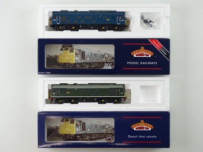 Lot 367 - A pair of BACHMANN OO Gauge class 25 diesel...