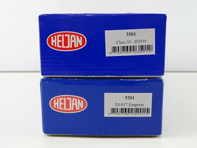 Lot 370 - A pair of HELJAN OO Gauge Western region...