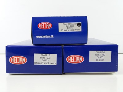 Lot 373 - A group of HELJAN OO Gauge diesel locomotives...