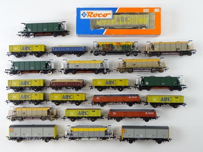 Lot 381 - A group of OO Gauge hopper and mineral wagons...