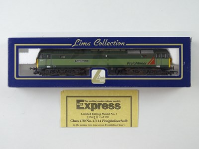 Lot 384 - A group of LIMA OO Gauge class 47 diesel...