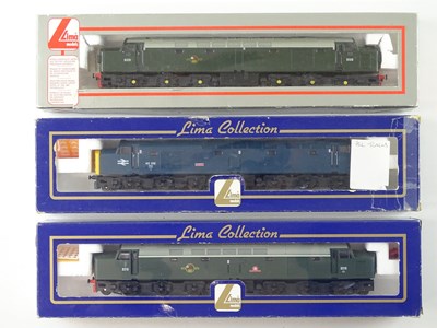 Lot 387 - A group of LIMA OO Gauge class 40 diesel...