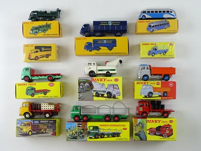 Lot 39 - A group of diecast vans and lorries by ATLAS...