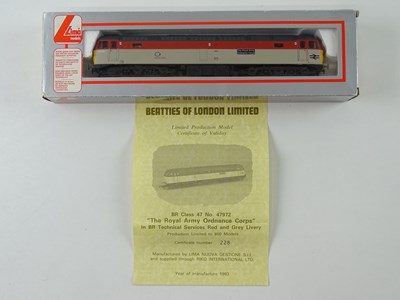 Lot 392 - A group of LIMA OO Gauge class 47 / 50 diesel...