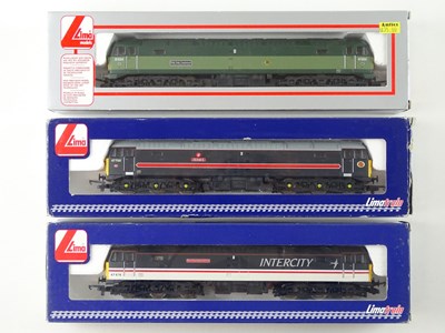 Lot 394 - A group of LIMA OO Gauge class 47 diesel...