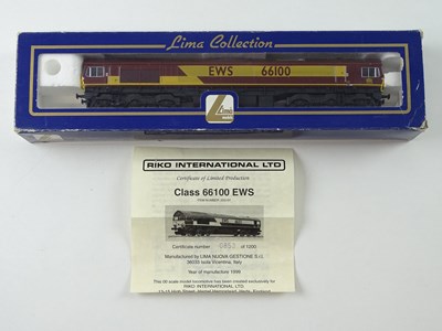 Lot 396 - A group of LIMA OO Gauge class 57 / 66 diesel...