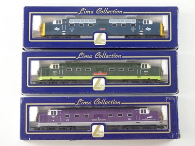 Lot 398 - A group of LIMA OO Gauge class 55 Deltic...