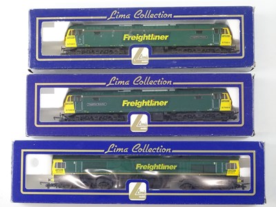 Lot 402 - A group of LIMA OO Gauge class 57 / 66 diesel...