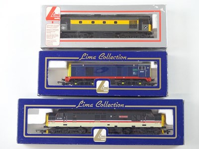 Lot 404 - A group of LIMA OO Gauge class 20/26/37 diesel...