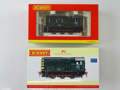 Lot 408 - A group of HORNBY OO Gauge diesel shunting...