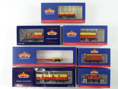 Lot 413 - A group of BACHMANN OO Gauge vans and wagons,...