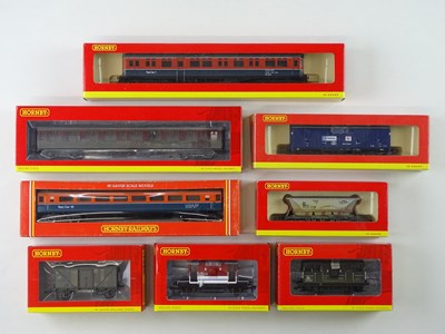 Lot 417 - A mixed group of HORNBY OO Gauge rolling stock...